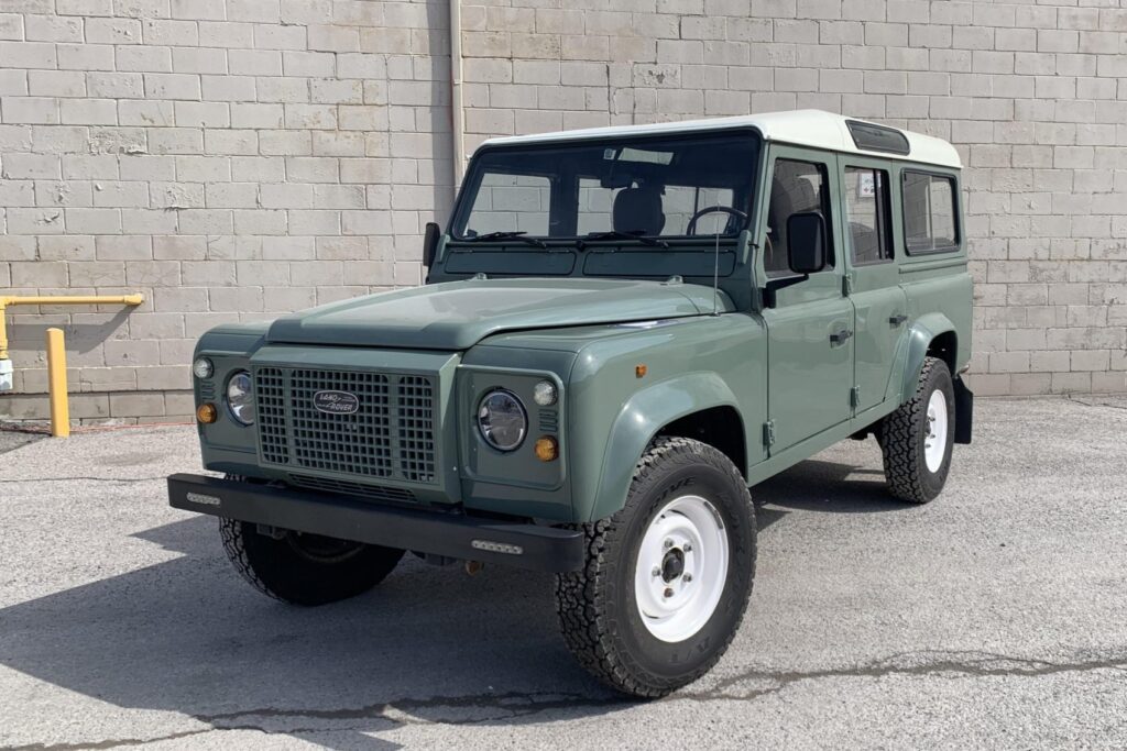 Front three-quarter view of The Nomad showing the Heritage grille and body-colour light surrounds
